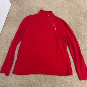 Mercer Street Studios Rhinestonenes Zipper Long Sleeves